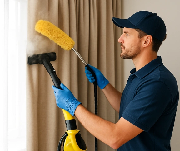Trusted drapes cleaning technician Matty Curtain Cleaning riverwood-nsw QLD